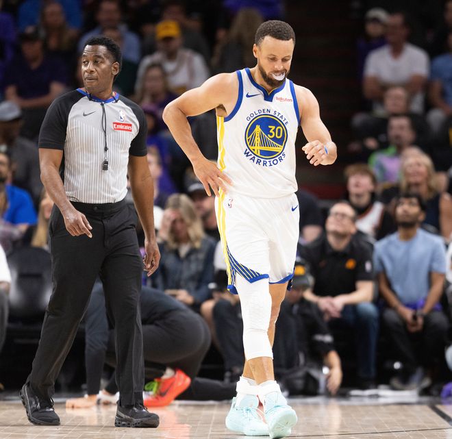 库里右腿伤势难掩勇士惨败太阳无缘季后赛